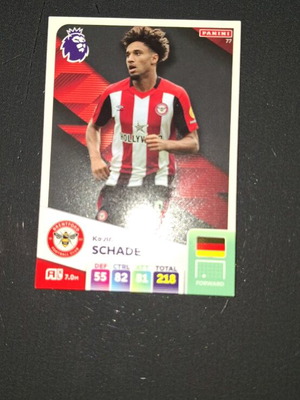 Panini Premier League Kevin Schade κάρτα καινούργια