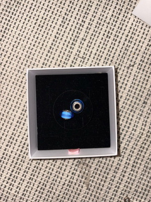 Pandora charm like new, blue and silver
