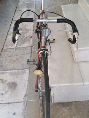 Ποδήλατο γυναικείο Motobecane Vintage μεταχειρισμένο, 27 ιντσών, κόκκινο, με ταχύτητες Suntour