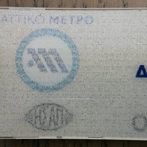 Attiko Metro collectible ticket 2000 used, low number 000052