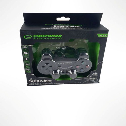 Esperanza Trooper GX-450 wired gamepad for PS3 / PC new, black