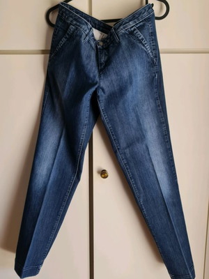 Τζην παντελόνι Benetton no 29 μεταχειρισμένο, μπλε, μέγεθος M