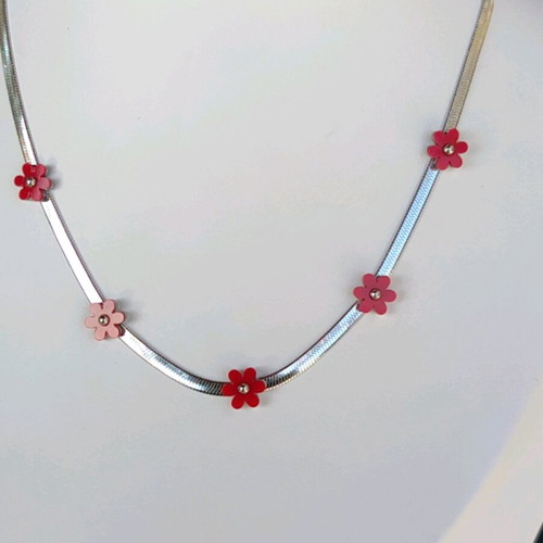 Steel Necklace New Gold and Silver Colors