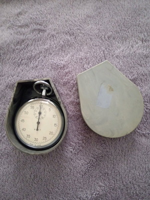 AGAT vintage mechanical stopwatch used from USSR