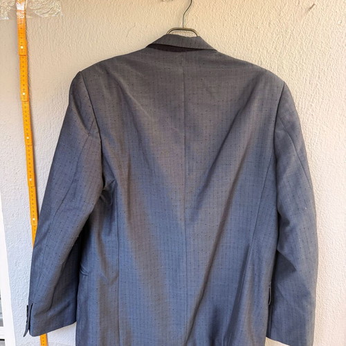 Best Form Men's Vintage Jacket like new, blue with micro pattern