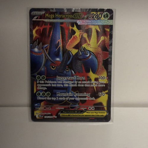 Mega Heracross EX #108 Pokemon card Near Mint