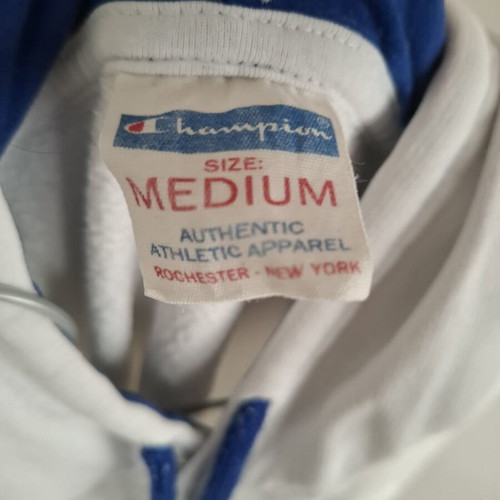 Champion men's hoodie white like new