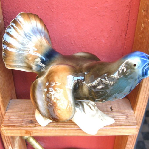 DUX porcelain bird like new with rich colors