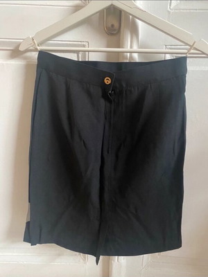 Vintage office skirt new, black, Greek Thessaloniki manufacture