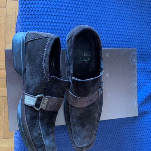 FABI shoes brown loafers like new, size 44