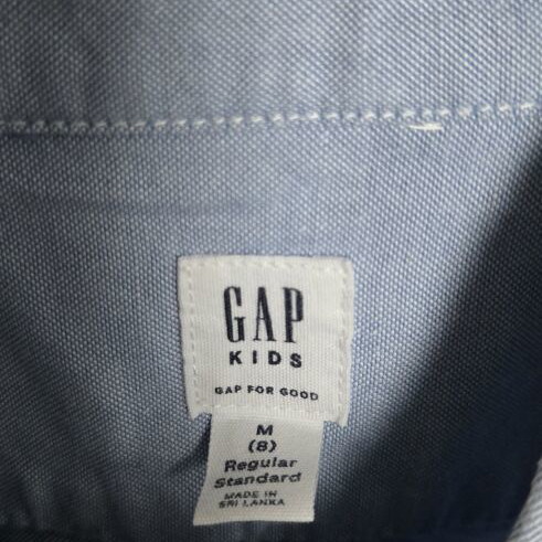 GAP Kids Oxford shirt, size M (8 years), light blue