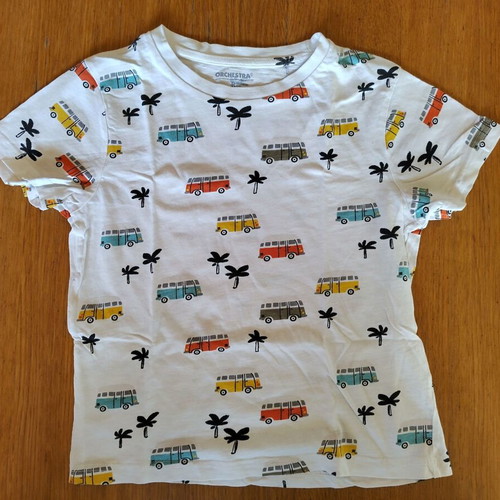 Orchestra t-shirt set for boys 7-8 years used, 5 pcs plus Mandarino shirt