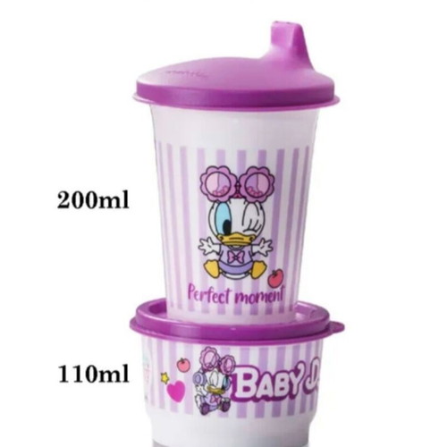 Disney Daisy Tupperware baby set bowl 110 ml and cup 200 ml