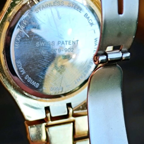 Alfex gold-plated Swiss watch used