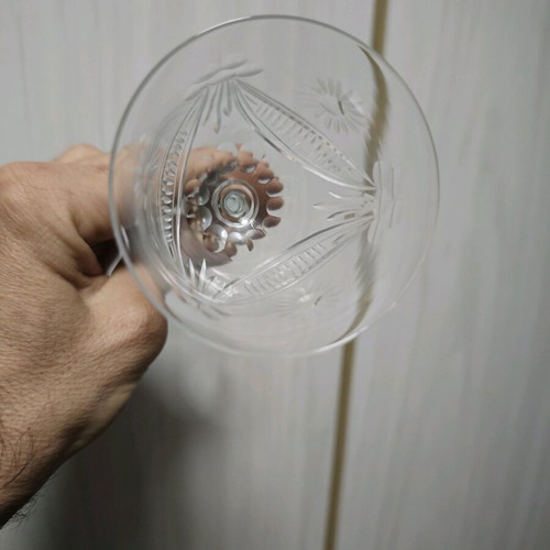 Crystal glasses like new, set of 10, 100 years old