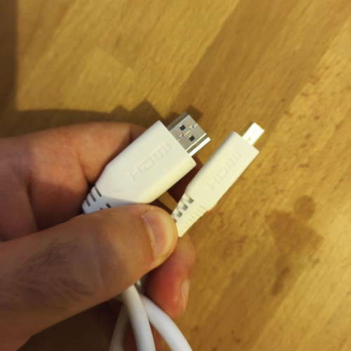 Raspberry Micro HDMI to HDMI cable