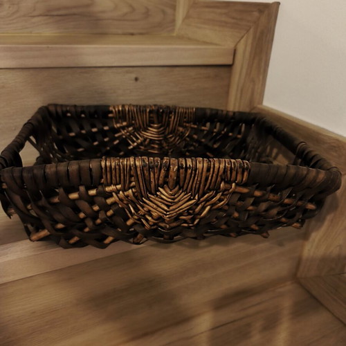 Wicker baskets used, set of 2 with minor damages
