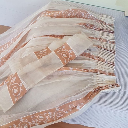 Curtains used set with dimensions 150W×232H
