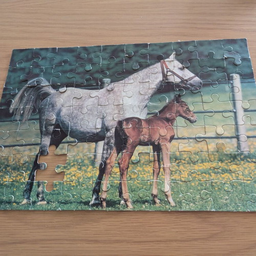 Vintage Sylvester and Tweety Puzzle used, missing pieces