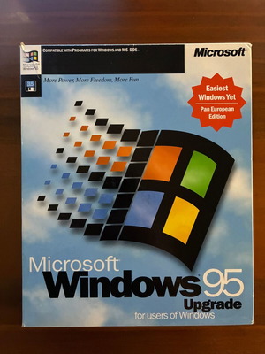 Microsoft Windows 95 Upgrade PC μεταχειρισμένο, πλήρες, αγγλικό