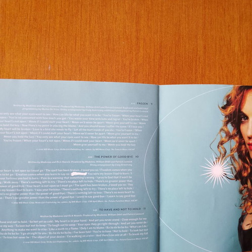 Madonna CD pack used with booklet and notes