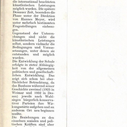 Das Bauhaus in Weimar book used, German language