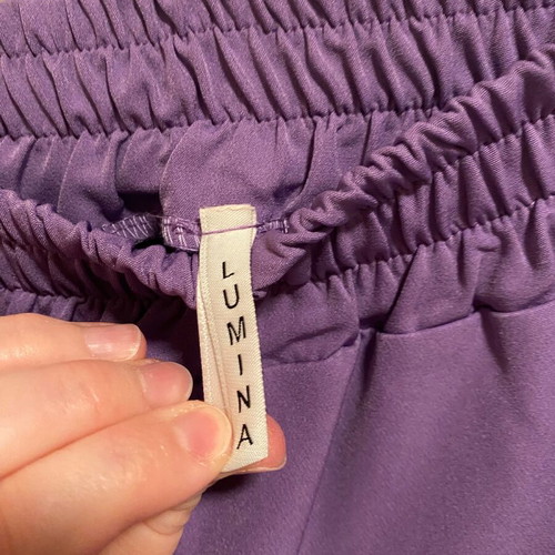 Lumina bermuda shorts new, purple color, size L