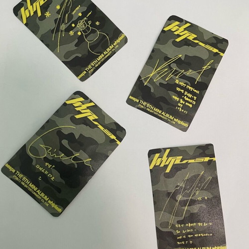 Aespa handmade photocards set like new