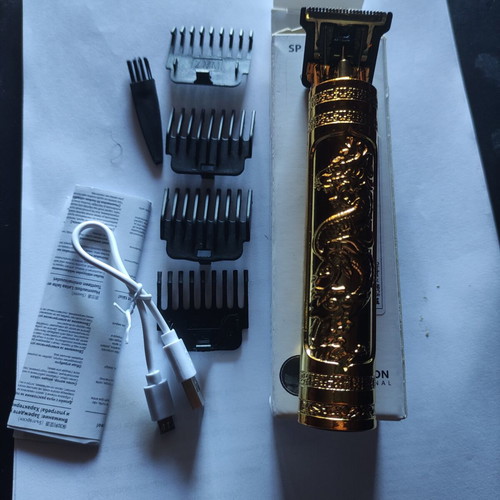 Rechargeable Hair Clipper and Beard Trimmer with Guide Comb System