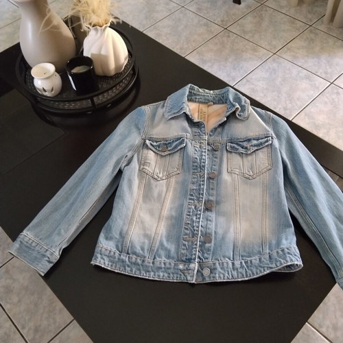 Burberry denim jacket like new, blue, size S