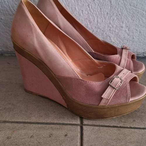 Platform shoes size 37 like new, pink