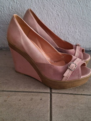 Platform shoes size 37 like new, pink