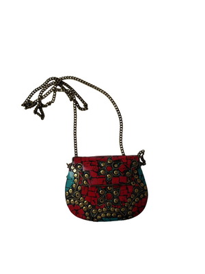 Indian mosaic shoulder bag