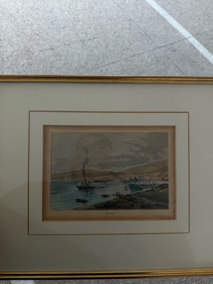 Original 1960 artwork dedicated to Piraeus like new