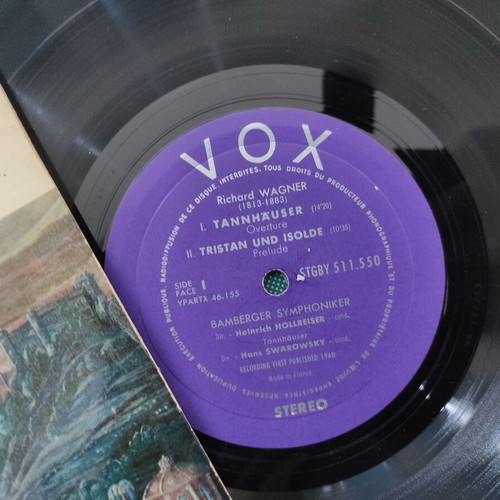 Richard Wagner Overtures vinyl used, classical opera