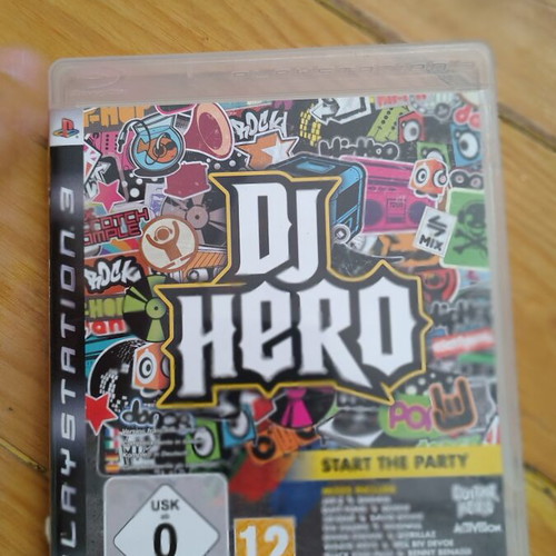 DJ Hero PS3 game used, missing manual