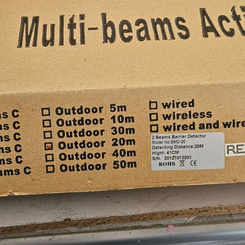 Beam BMD-20 beam detector new, 20m range, black