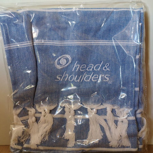Beach set: new Head & Shoulders cotton towel and bag