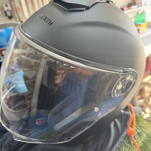 Schuberth J2 motorcycle helmet, matt black, size 59