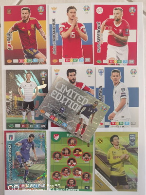Κάρτες Panini Andrenalyn Euro 2020 καινούργιες, πακέτο 10 με Paul Pogba Limited Edition