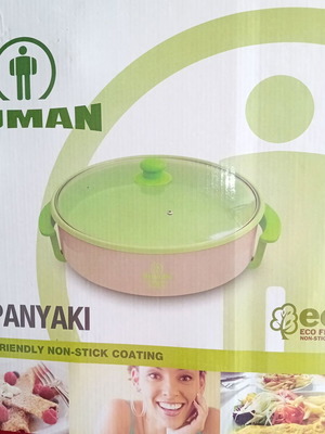 Human Tepanyaki electric oven used, eco-friendly non-stick coating