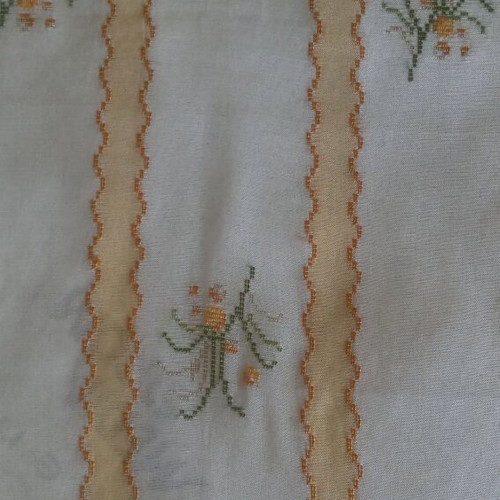 Vintage tablecloth from Crete handmade