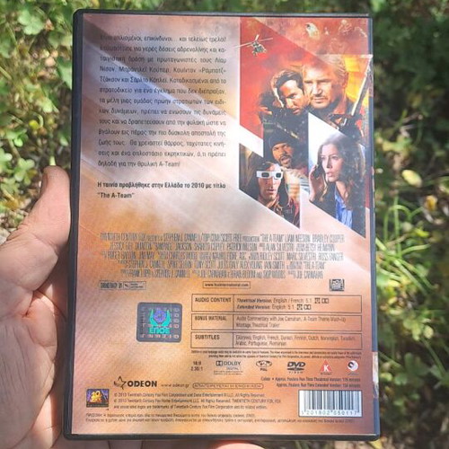 The A-Team DVD used, action adventure with subtitles