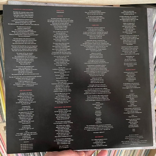Deathrow Deception Ignored 2018 Reissue vinyl like new, metal