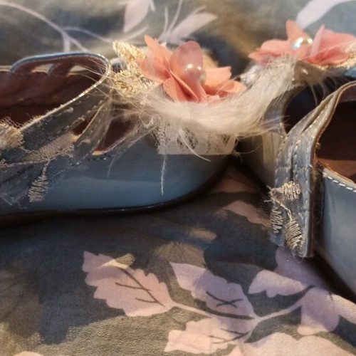 Doremi baptism baby shoes size 20 like new