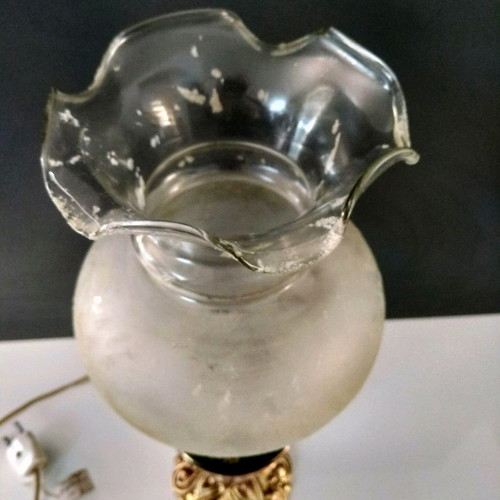 Lamp used with brass base