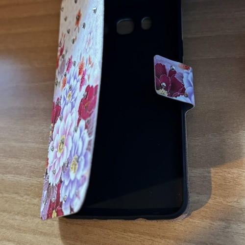 Samsung J7 Flower Case with Magnet new