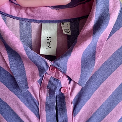 Yas maxi dress striped like new, size Large