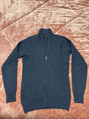 Massimo Dutti knitted cardigan used, blue, size S