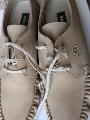 Galliano men's leather shoes like new, beige, size 43-43.5